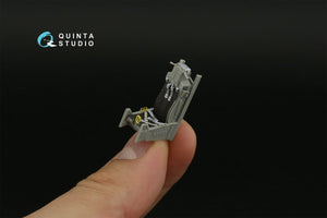 Intérieur imprimé en 3D et coloré sur papier décalcomanie pour le F-16C Block 25 de Quinta Studio QD48400 (outillage Kinetic 2022), échelle 1/48 – immagine 8
