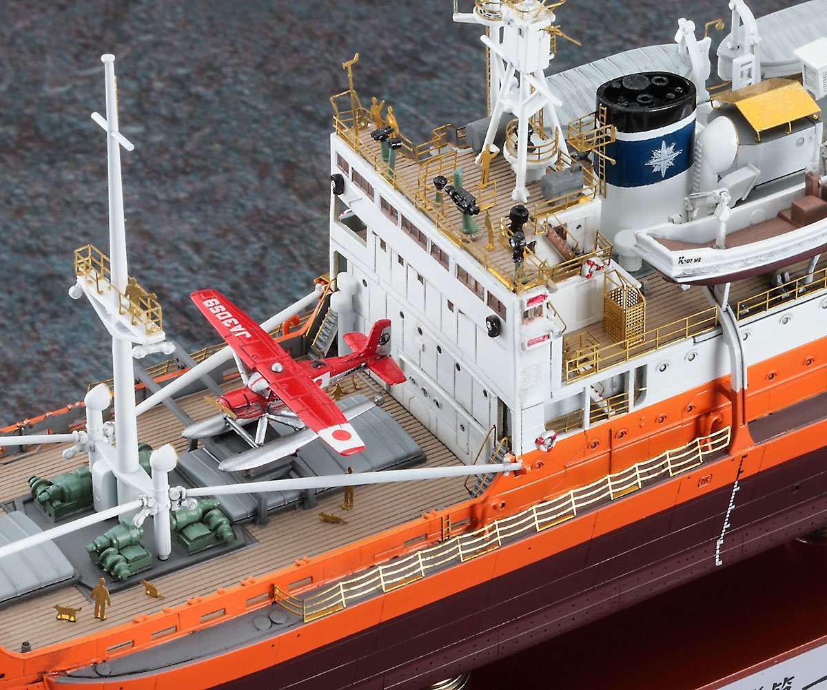 Hasegawa CH52 NATEUR D&amp;#39;OBSERVATION ANTARCTIQUE SOYA « OBSERVATION ANTARCTIQUE 1er CORPS SUPER DÉTAIL » 1/350 – immagine 5