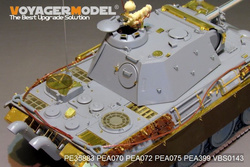 Maquette Voyager PE35883 Panther G allemand de la Seconde Guerre mondiale, version ultérieure, pour DRAGON 1/35 – image 7