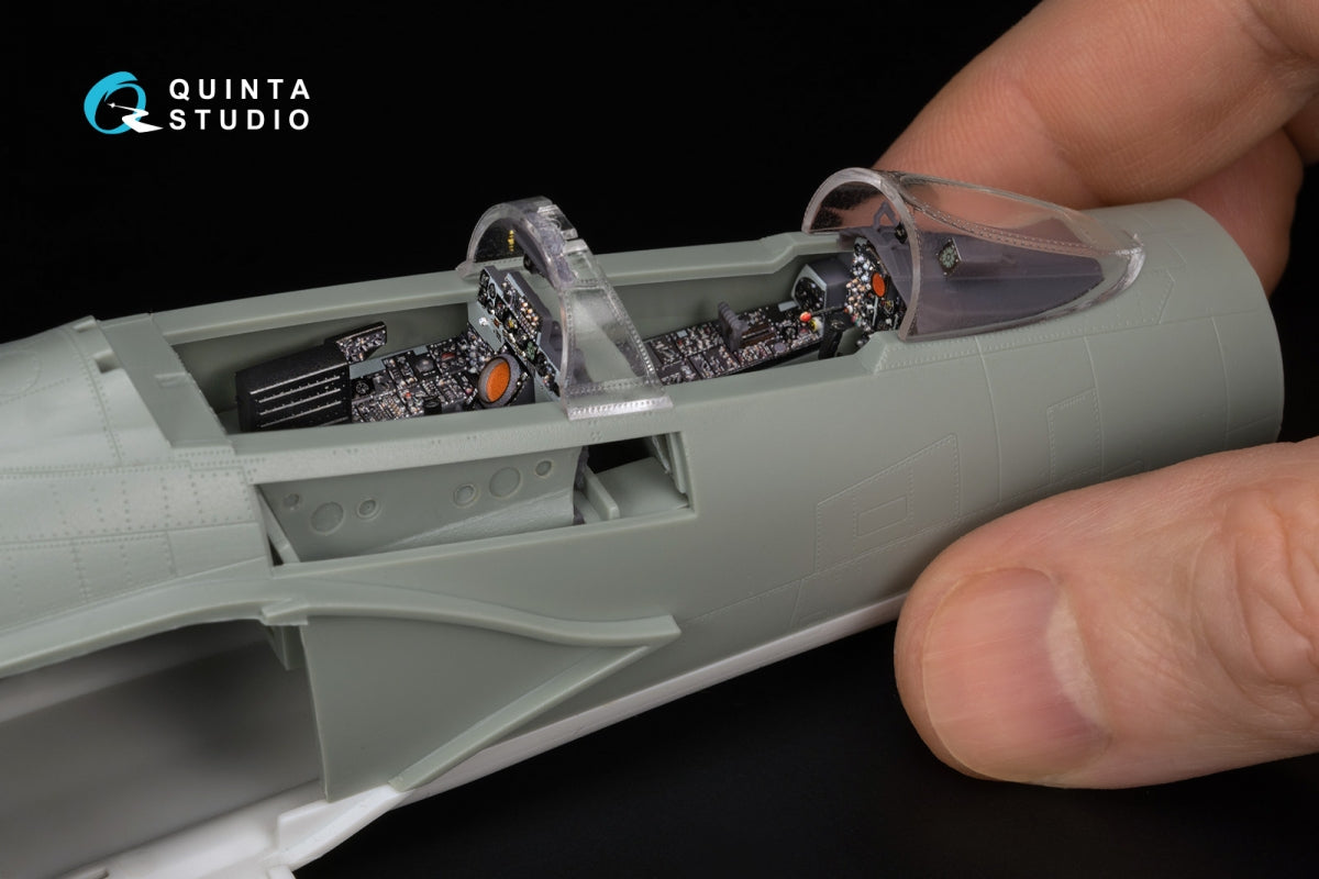 Quinta Studio QDS+48490 F-4S Phantom II Intérieur imprimé en 3D et coloré sur papier décalcomanie (Academy) (Petite version) (avec pièces en résine imprimées en 3D) 1/48 – image 14