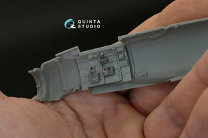 Intérieur imprimé en 3D et coloré sur papier décalcomanie Quinta Studio QD48102 A6M2 (pour kit Hasegawa) 1/48 – image 8