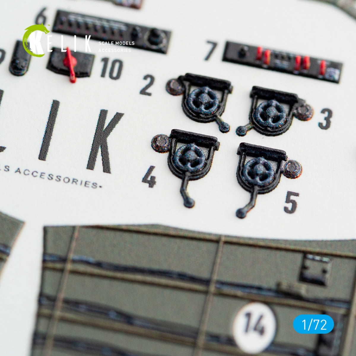Décalcomanies 3D intérieures KELIK K72061 PBY-5A CATALINA pour maquette Tamiya au 1/72 – image 3
