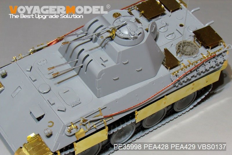 Maquette Voyager PE35998 FlaKPanzer V allemand de la Seconde Guerre mondiale, canon antiaérien FlaKvierling 20 mm MG 151/20, version de base pour TAKOM 2105 au 1/35 – image 12
