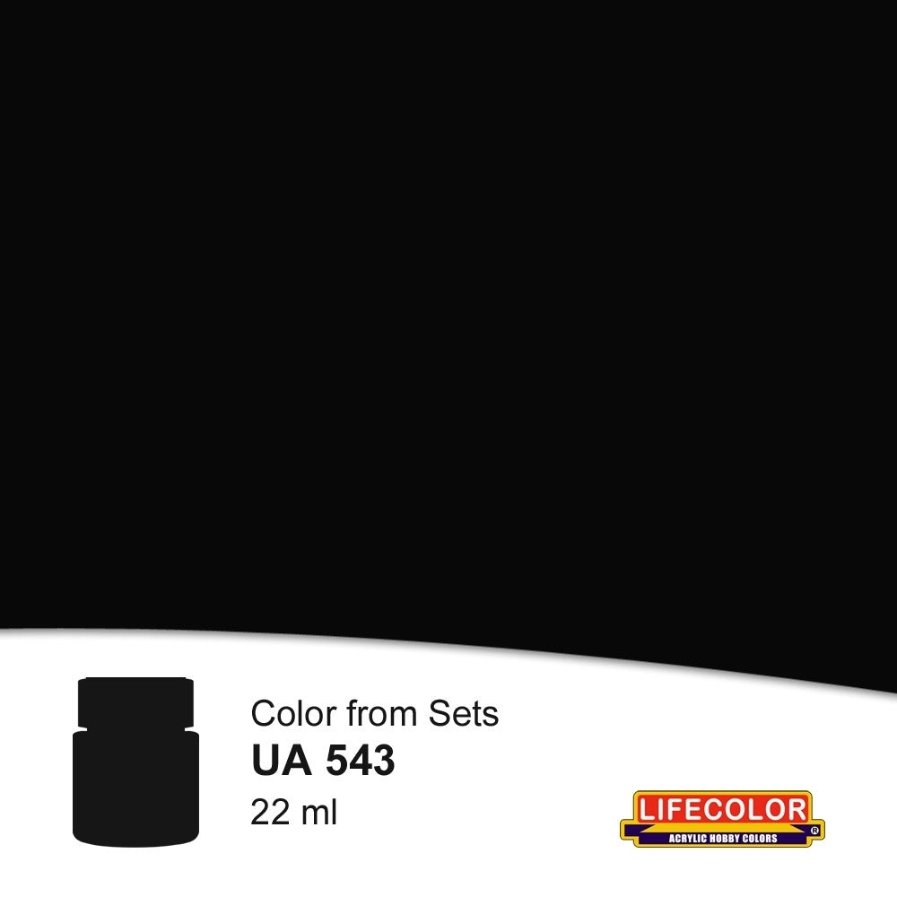 Lifecolor UA543 Musta Noir 22 ml
