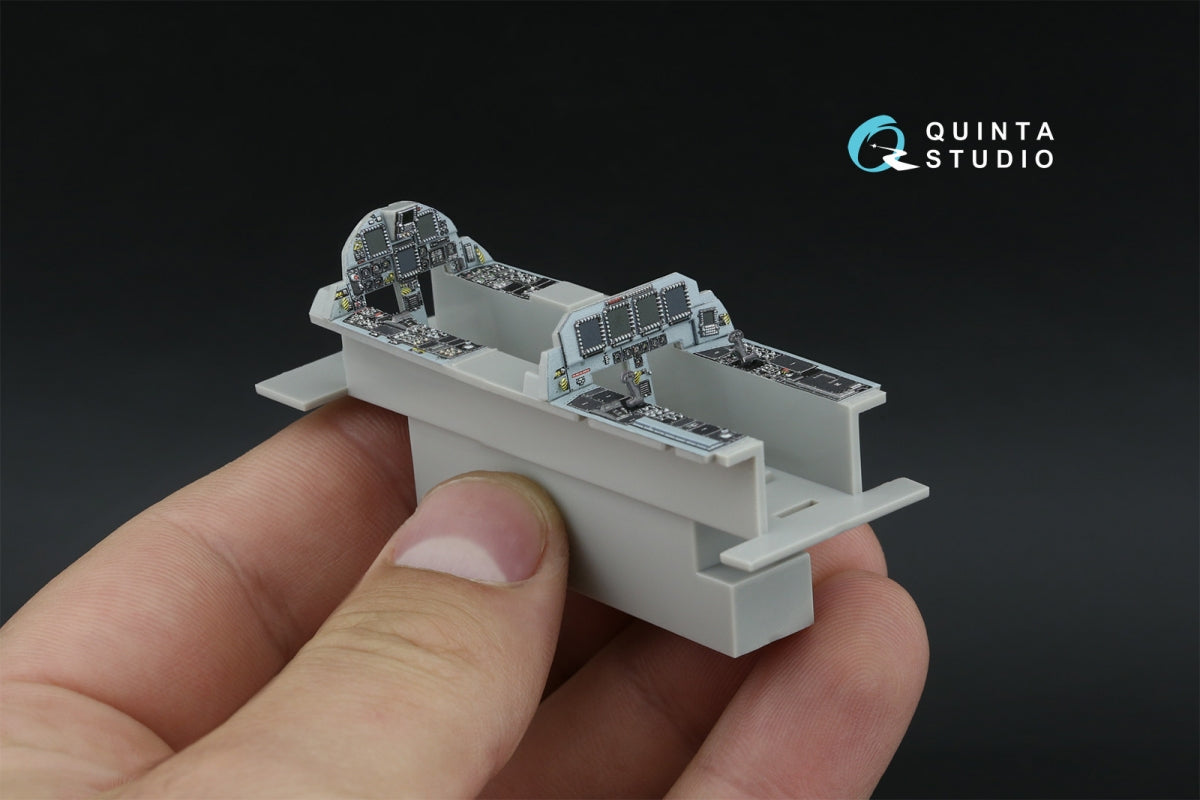 Intérieur imprimé en 3D et coloré sur papier décalcomanie Quinta Studio QDS-48596 F-15E (Hasegawa) (Petite version) 1/48 – image 3