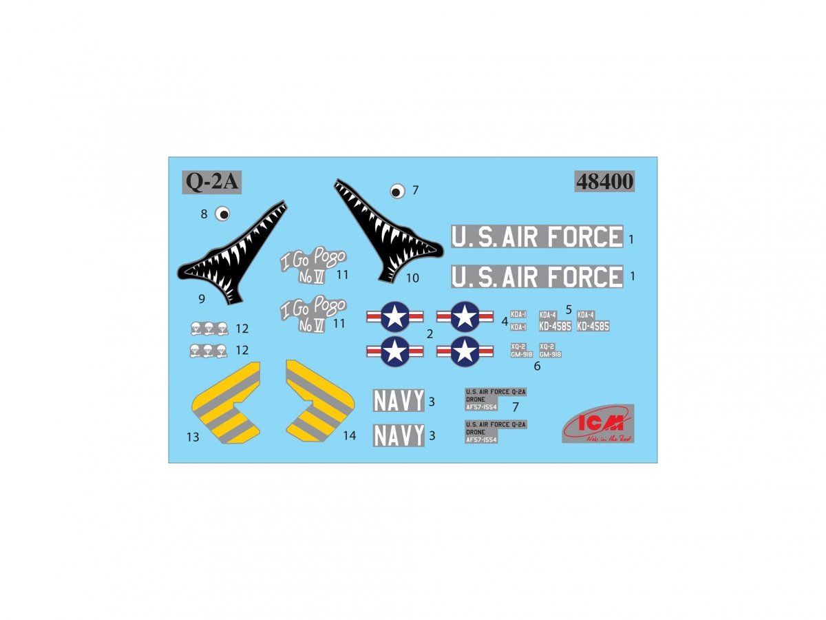 ICM 48400 Q-2A (AQM-34B) Firebee avec remorque 1/48 – image 10