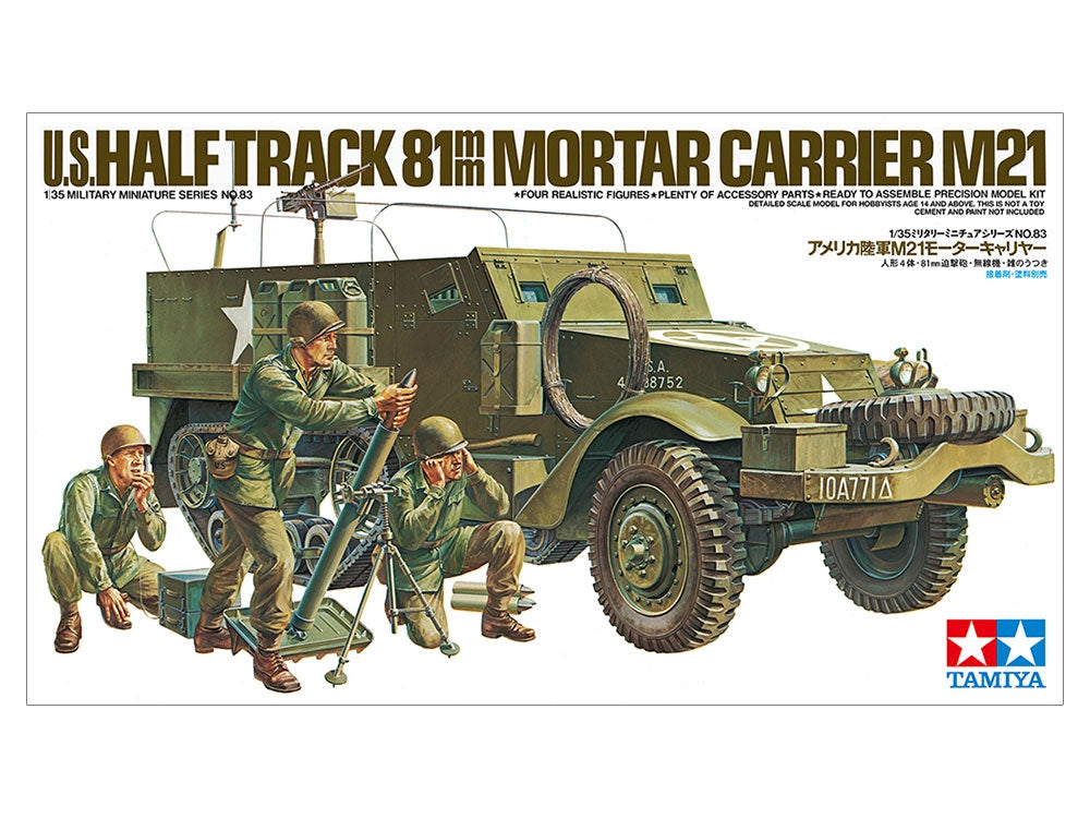 Tamiya 35083 Half Track américain Porte-mortier 81 mm M21 1/35 – image 2
