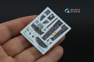 Intérieur imprimé en 3D et coloré sur papier décalcomanie Quinta Studio QD32246 F-104A (Italeri) 1/32 – immagine 5