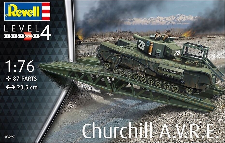 Revell 03297 Churchill AVRE 1/76 