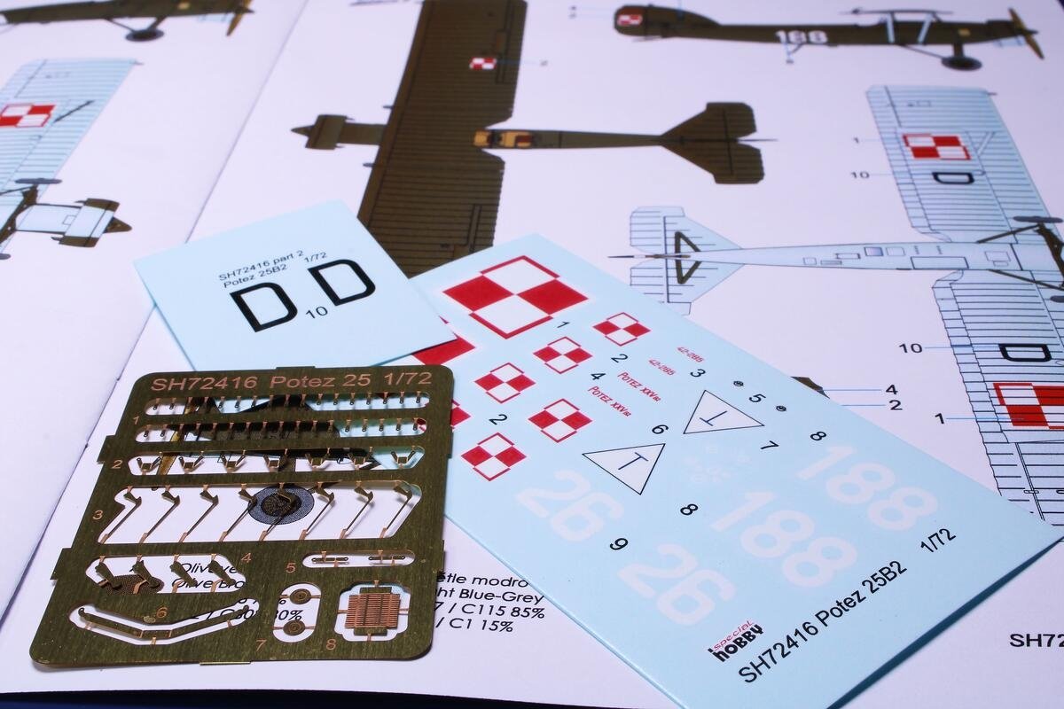 Special Hobby 72416 Potez 25 B2 Jupiter polonais « À contre-courant » 1/72  – Bild 10