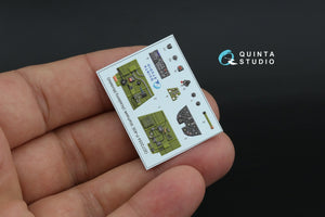 Intérieur imprimé en 3D et coloré sur papier décalcomanie Quinta Studio QD+72054 P-40E Warhawk (Academy/Modelist) (avec pièces en résine imprimées en 3D) 1/72 – image 5