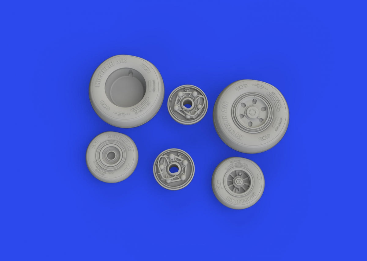 Eduard 648932 F/ A-18E/ F wheels Hasegawa 1/48 – zdjęcie 3