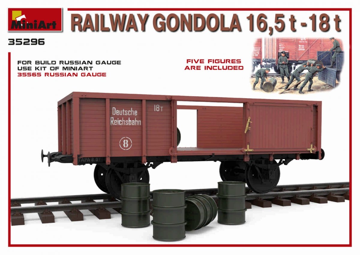 MiniArt 35296 GONDOLE FERROVIAIRE 16,5-18t 1/35 – Bild 9