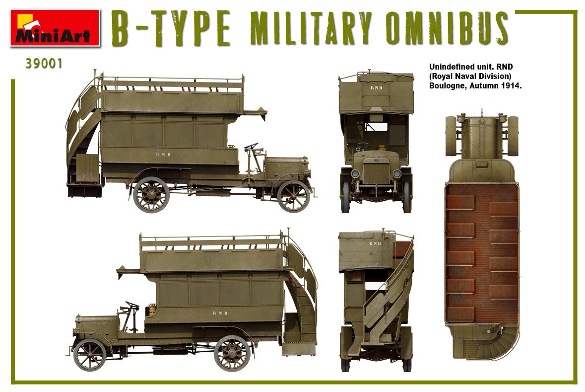 MiniArt 39001 B-TYPE MILITARY OMNIBUS 1/35 – zdjęcie 9