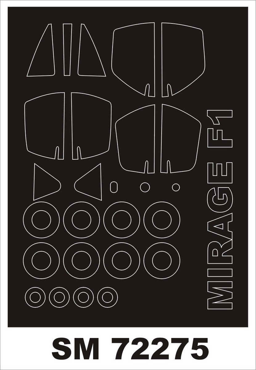 Montex SM72275 MIRAGE F1 SPÉCIAL HOBBY 1/72