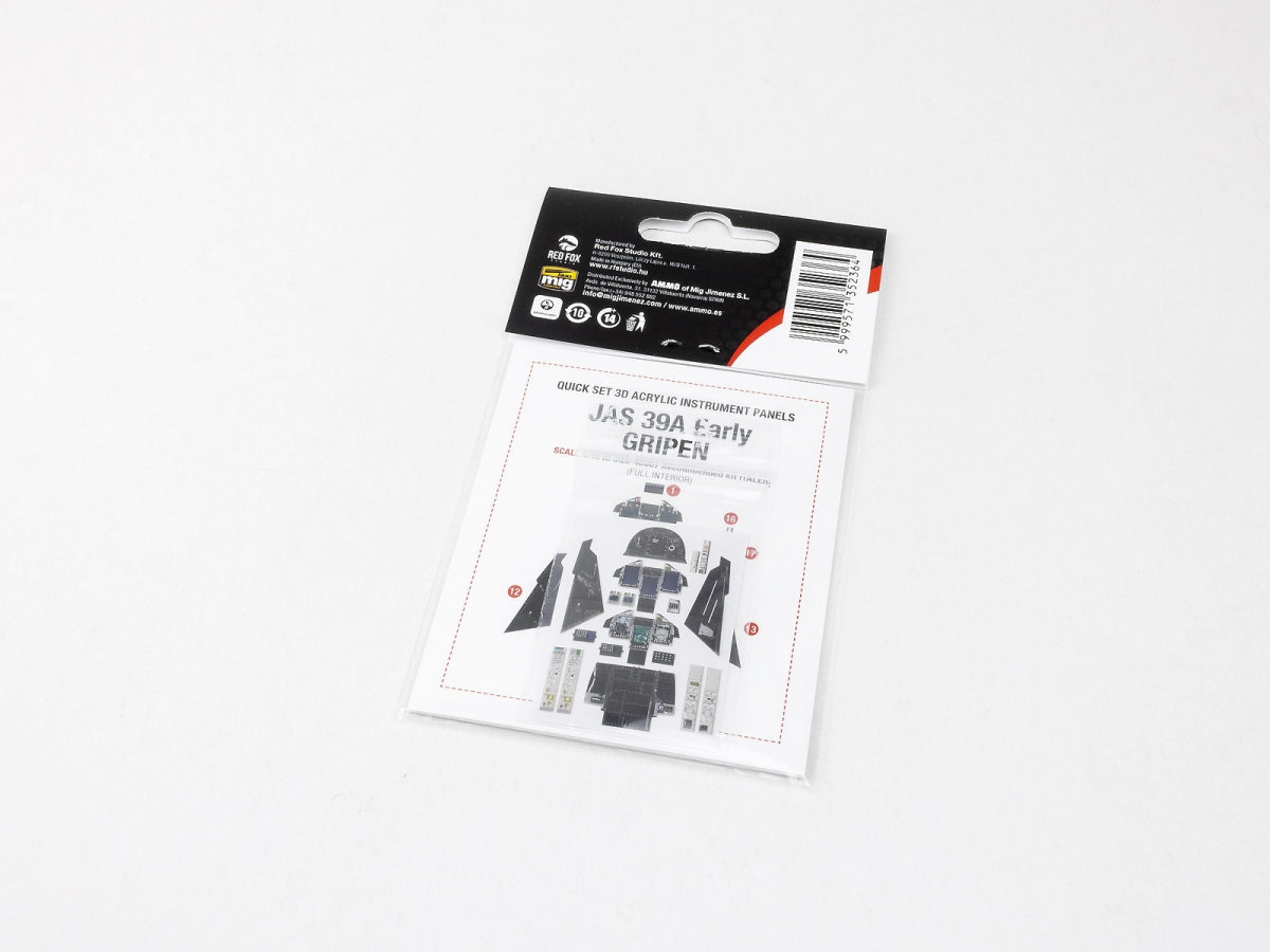 Red Fox Studio QS-48087 JAS 39A Gripen précoce Italeri 1/48 – image 2