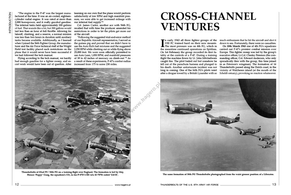 Kagero 12015 Thunderbolts of the US 8th Army Air Force March 1943 - February 1944 EN – image 3