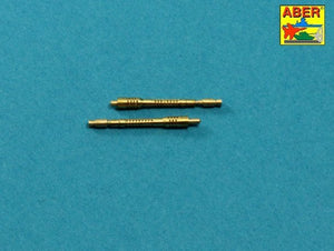 Aber A32021 Ensemble de 2 canons pour mitrailleuses d&amp;#39;avion allemandes MG 131 de 13 mm (type tardif) (1/32)