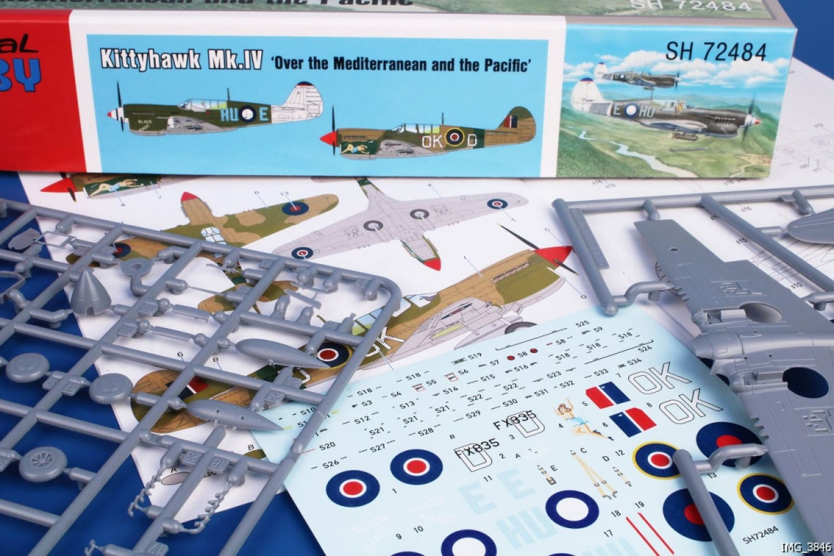 Kittyhawk Mk.IV Special Hobby 72484 « Au-dessus de la Méditerranée et du Pacifique » au 1/72 – immagine 4