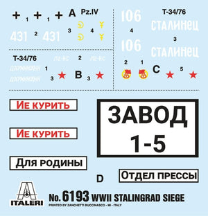 Italeri 6193 SIÈGE DE STALINGRAD 1942 - COFFRET DE BATAILLE 1/72 – image 5