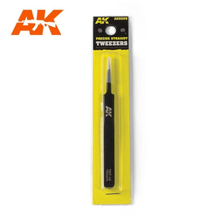 Pince à épiler droite de précision AK Interactive AK9008