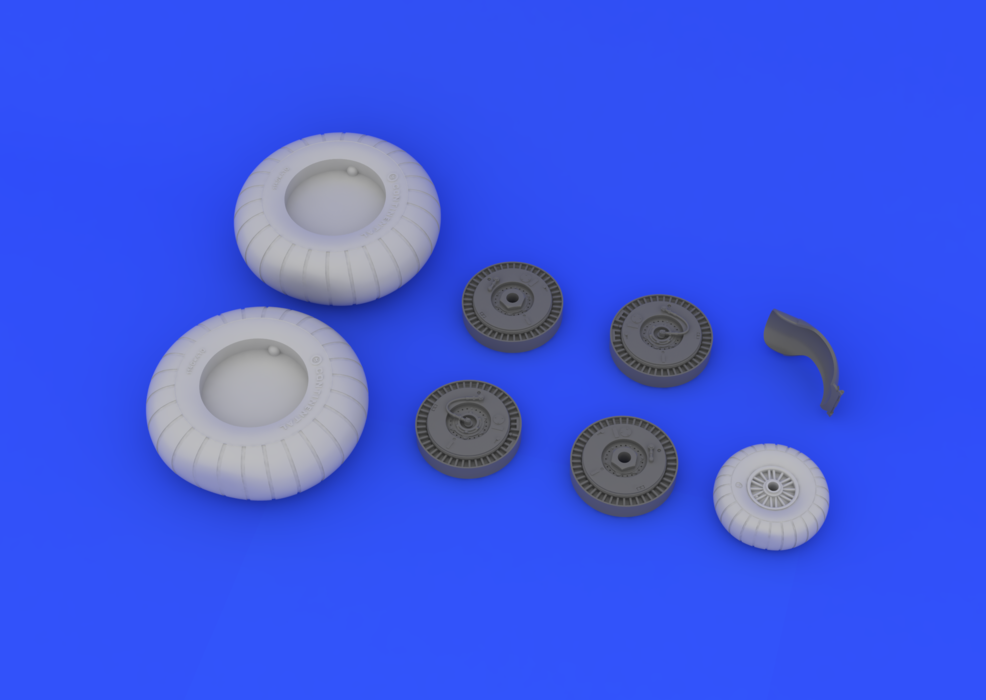 Roues Eduard 632023 Ju 88 début 1/32 (Revell) – immagine 4