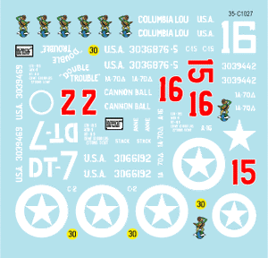Star Decals 35-C1027 70e bataillon de chars américain sur la plage d&amp;#39;Utah 1/35 – image 3