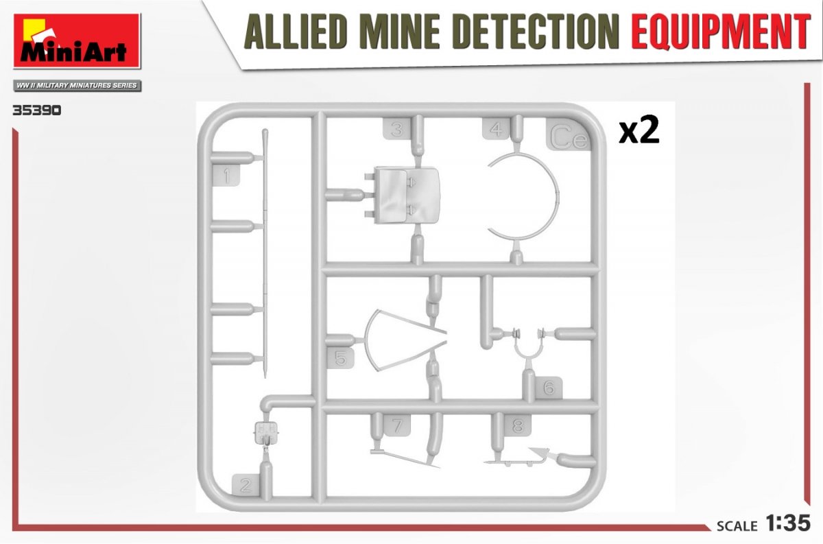 MiniArt 35390 ÉQUIPEMENT DE DÉTECTION DE MINES ALLIÉ 1/35 – Bild 6