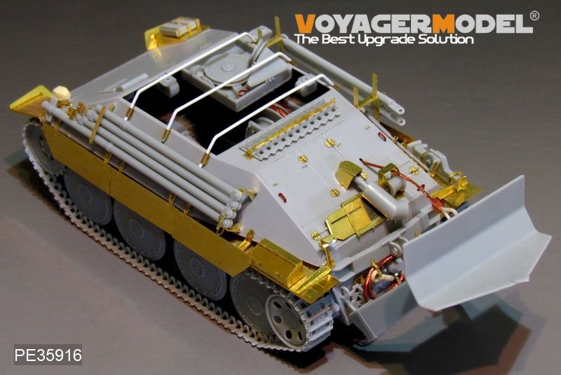 Maquette Voyager PE35916 Bergepanzer Hetzer Basic allemand de la Seconde Guerre mondiale pour THUNDER 1/35 – image 4
