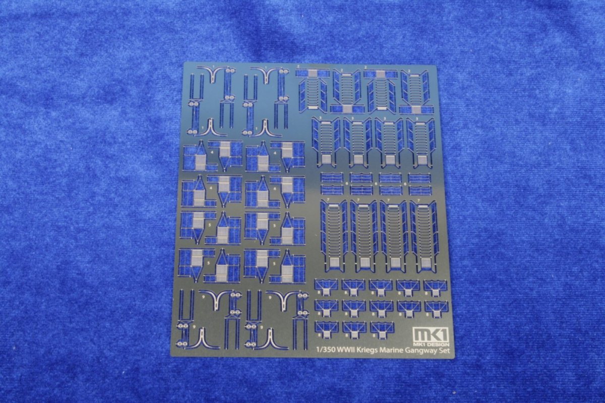 Ensemble de passerelle allemande MK1 Design MS-35017 1/350