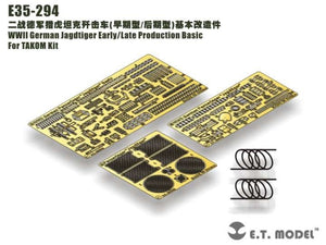 Maquette ET E35-294 Jagdtiger allemand de la Seconde Guerre mondiale, version de base (début/fin de production), pour TAKOM au 1/35