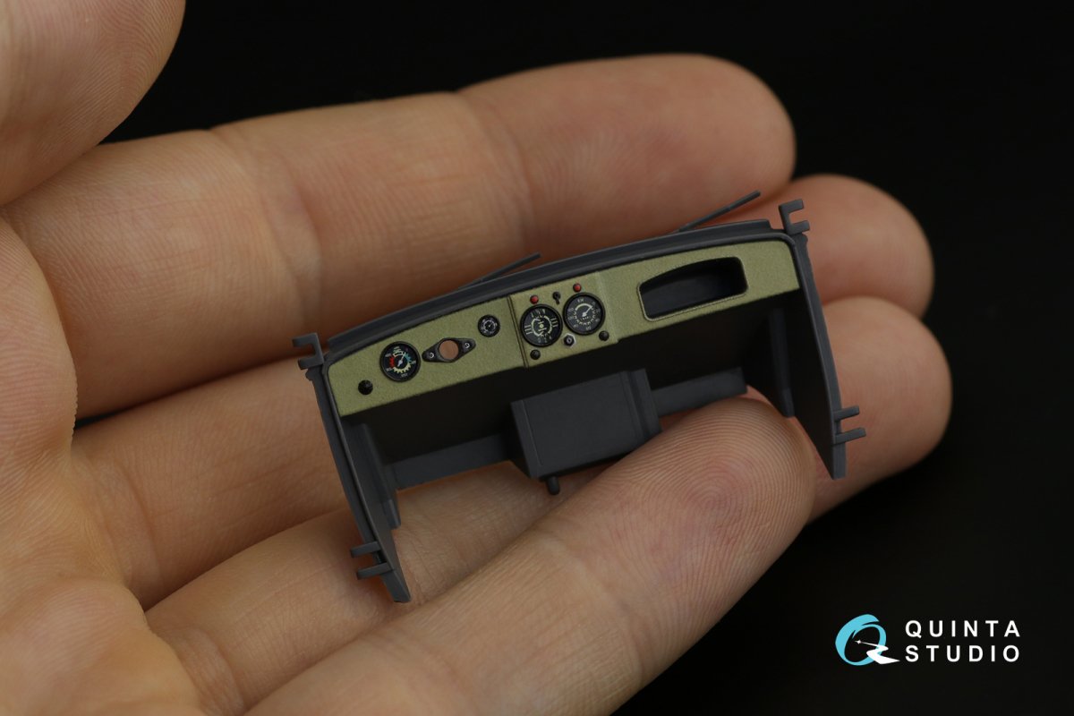 Intérieur imprimé en 3D et coloré sur papier décalcomanie Quinta Studio QD35033 Opel Blitz (Tamiya) 1/35 – image 3