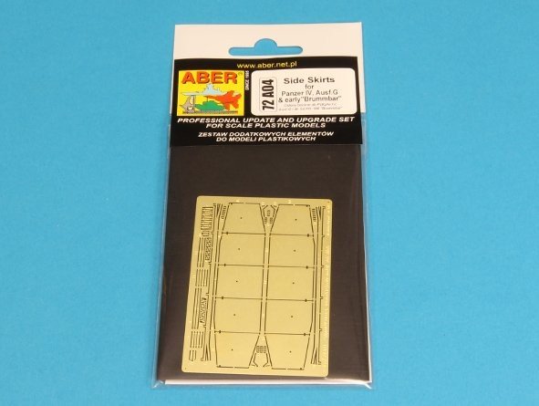 Aber 72A04 Jupes latérales pour PzKpfw IV, Ausf.G, début Brummbar 1/72 – image 4