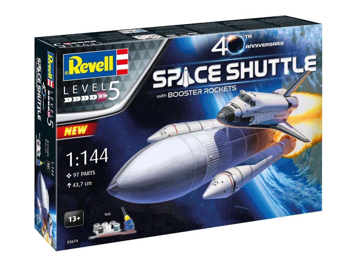 Revell 05674 Navette spatiale et fusées d&amp;#39;appoint - 40e anniversaire 1/144