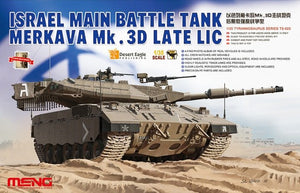 Char de combat principal israélien Merkava Mk.3D Late LIC, modèle Meng TS-025