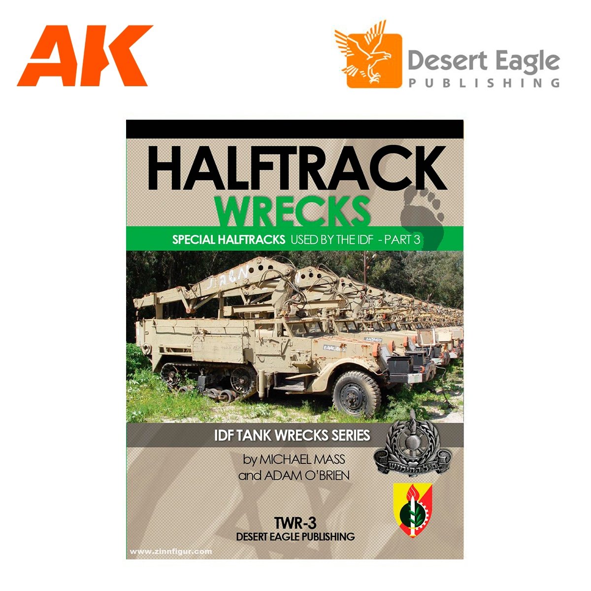 Desert Eagle Publishing DEP-TWR3 ÉPAVES DE SEMI-CHENILLES – SEMI-CHENILLES SPÉCIAUX UTILISÉS PAR L'ARMÉE DE TÉLÉPHONIE IDA. PARTIE 3