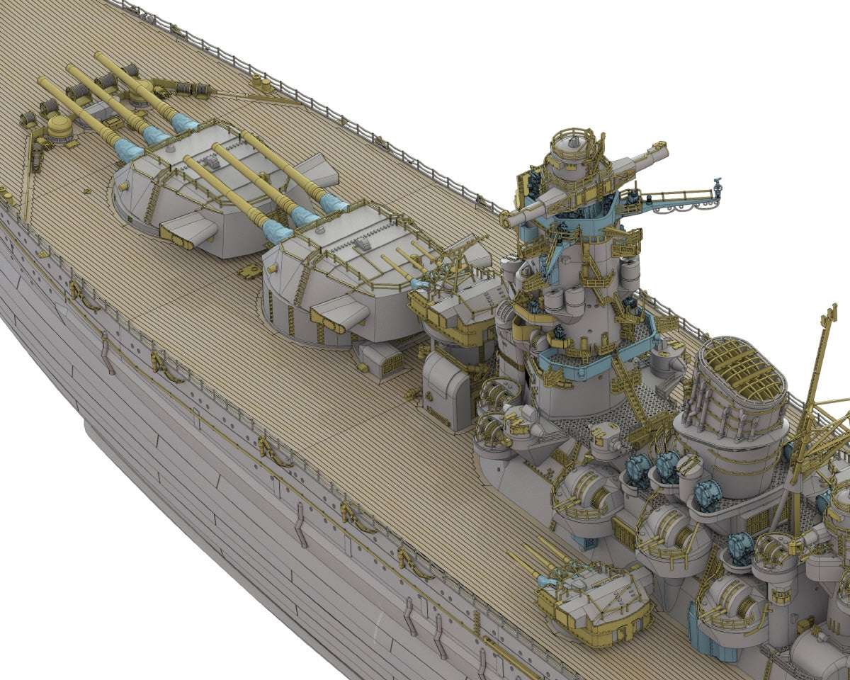 Pontos 70003R1 Cuirassé IJN Yamato 1941 1/700 – image 9