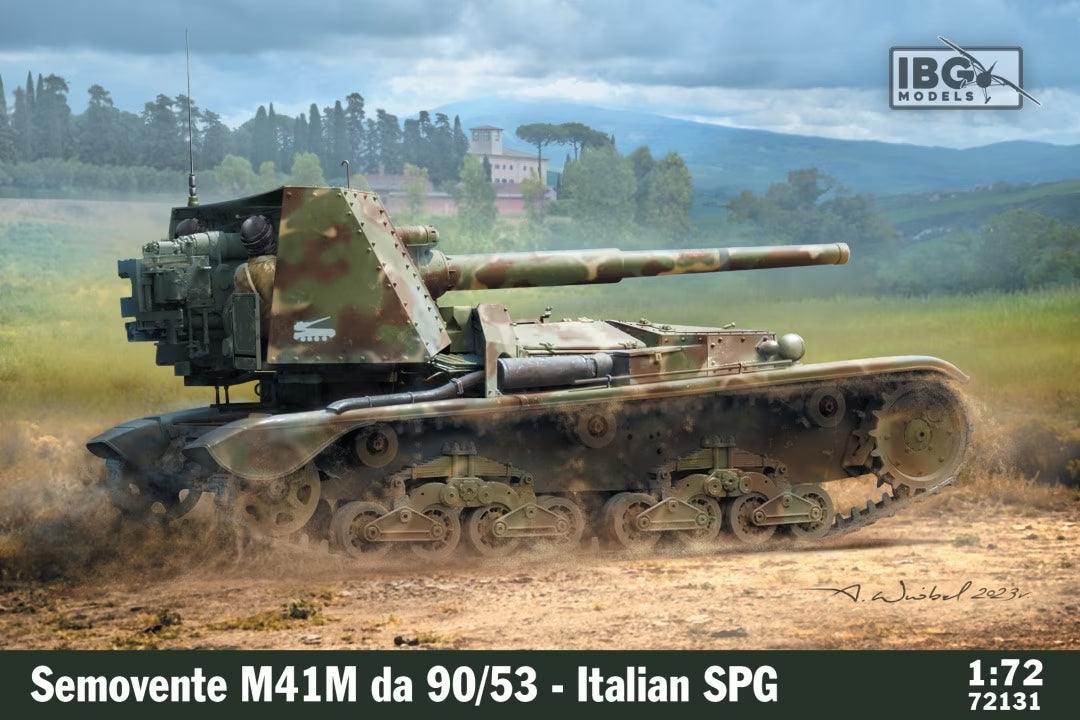 IBG 72131 M41M Semovente da 90/53 Canon automoteur italien 1/72
