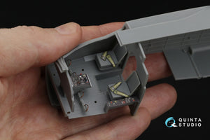 Intérieur imprimé en 3D et coloré sur papier décalcomanie pour Antonov An-2 Colt (QD48575 de Quinta Studio, HobbyBoss) à l&amp;#39;échelle 1/48 – image 6