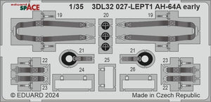 Eduard 3DL32027 AH-64A Trompette de l&amp;#39;espace (première version) 1/32 – image 2