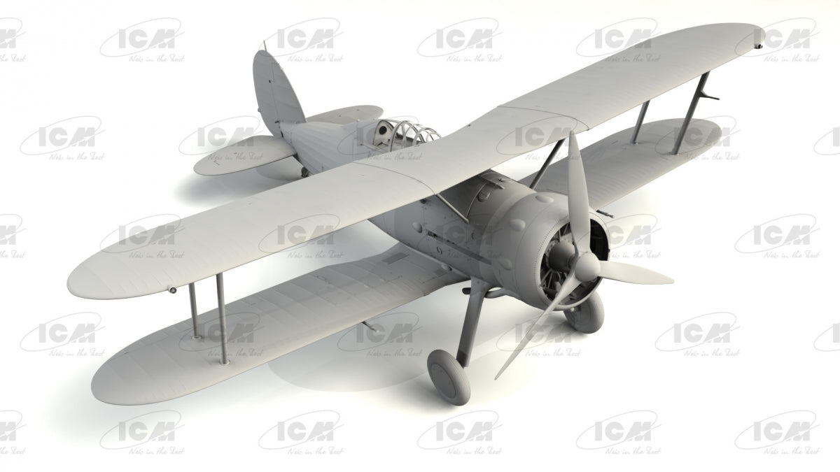 ICM 32045 Gloster Sea Gladiator Mk.II avec pilotes de la Royal Navy 1/32 – immagine 12