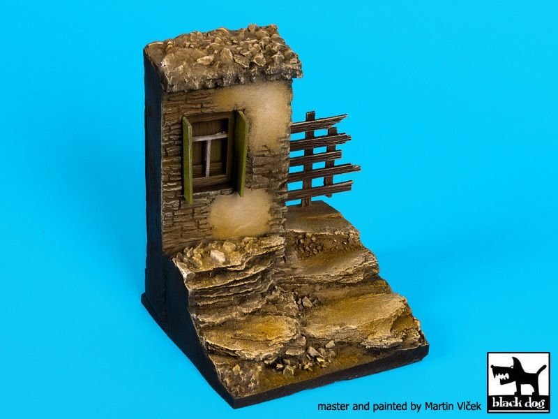Black Dog D35074 House corner N°4 base 1/35 – zdjęcie 4