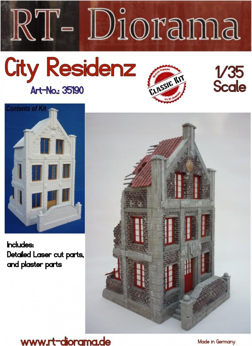 RT-Diorama 35190 Résidence de ville 1/35