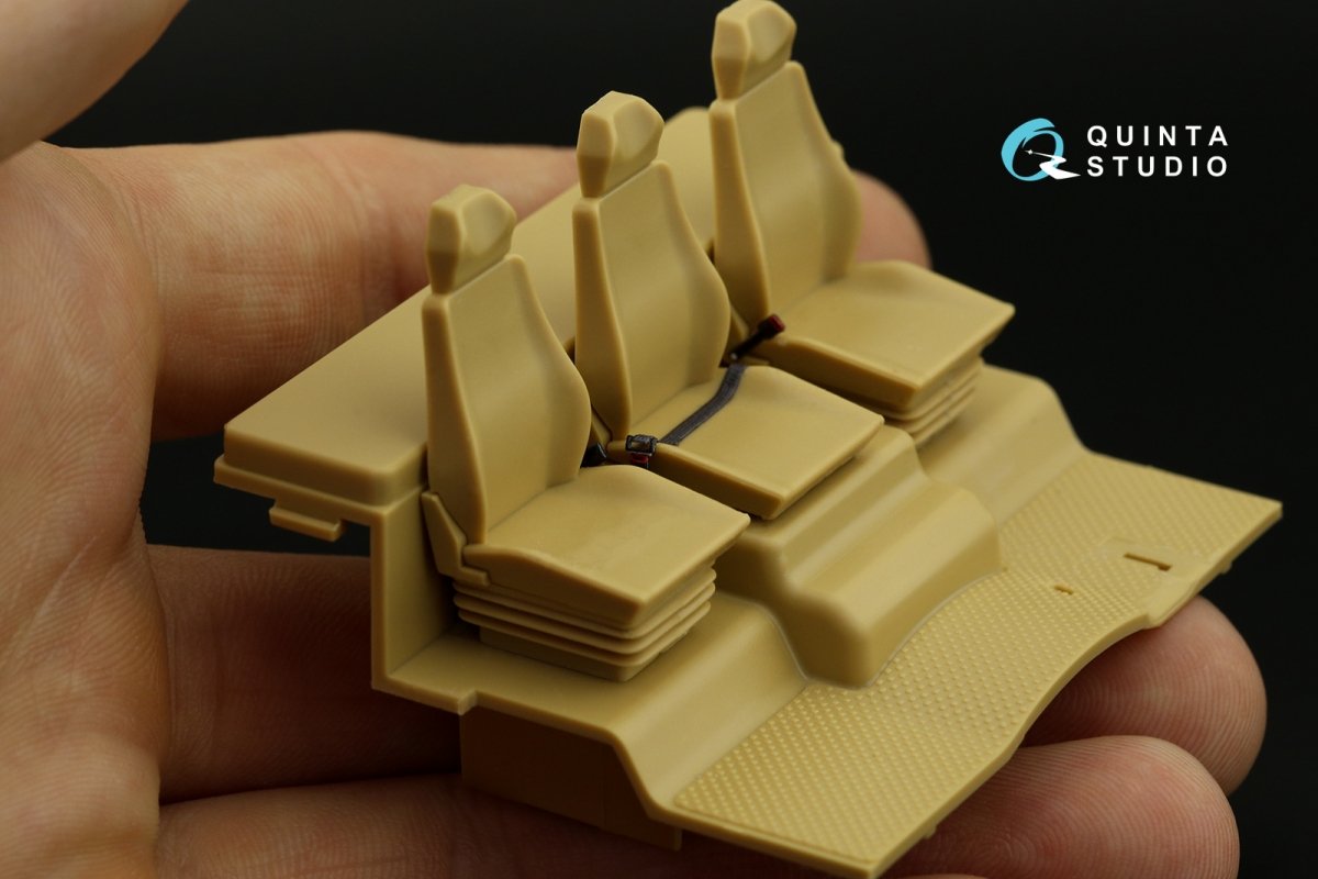 Ceintures de sécurité pour camions Kamaz Quinta Studio QR35005, imprimées en 3D et colorées sur papier décalcomanie (tous les kits), échelle 1/35 – immagine 5