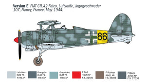 Italeri 1485 FIAT CR.42 CN Falco Chasseur de nuit 1/72 – image 5