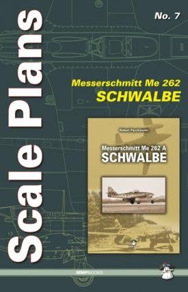 Plans à l'échelle MMP Books 78432 n° 7 Me 262 A Schwalbe