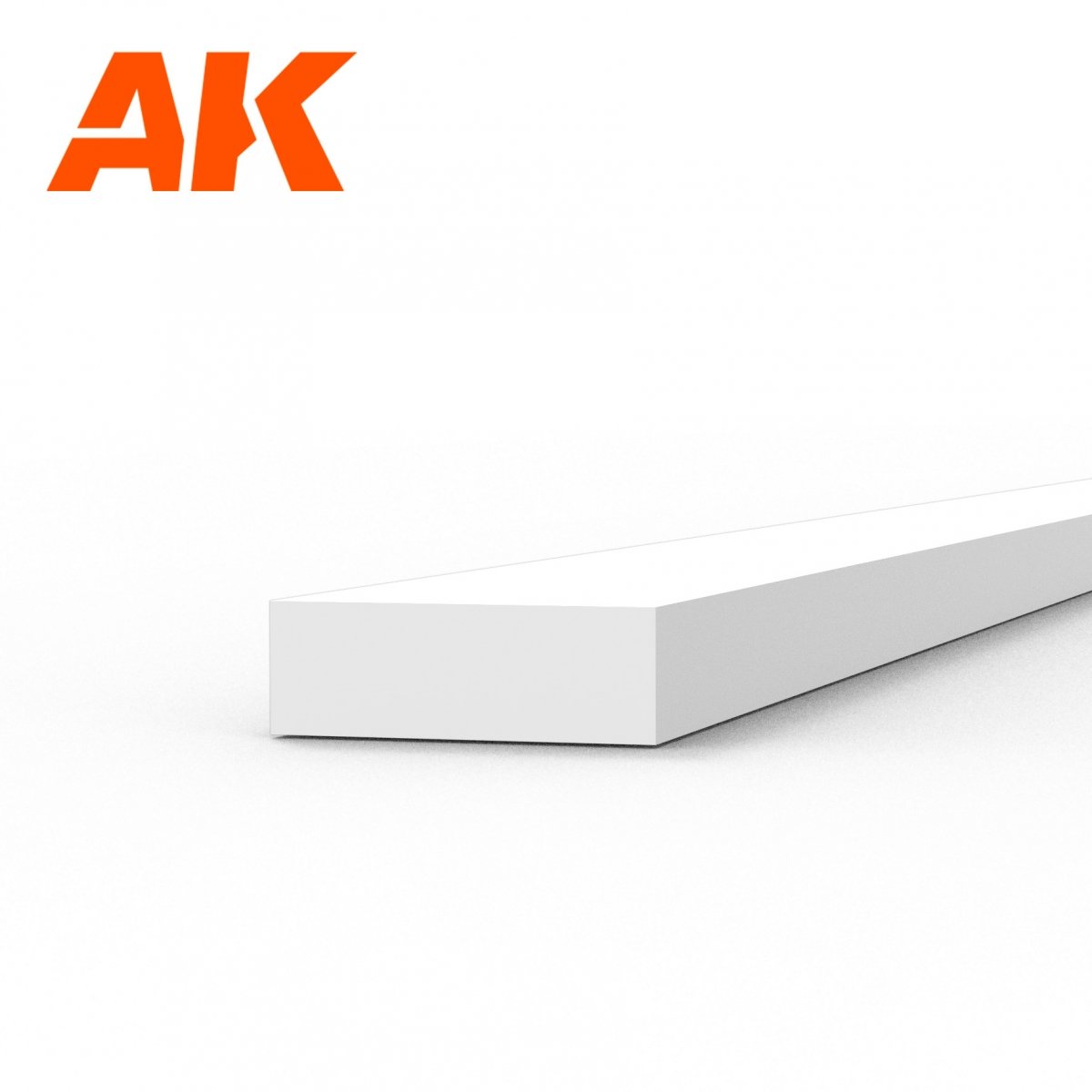 AK Interactive AK6521 STRIPS 1.00 X 3.00 X 350MM – STYRENE STRIP – (10 UNITS) – zdjęcie 2