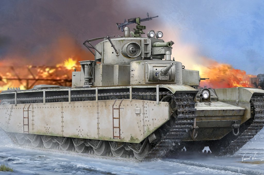 Hobby Boss 83842 Char lourd soviétique T-35 - Avant