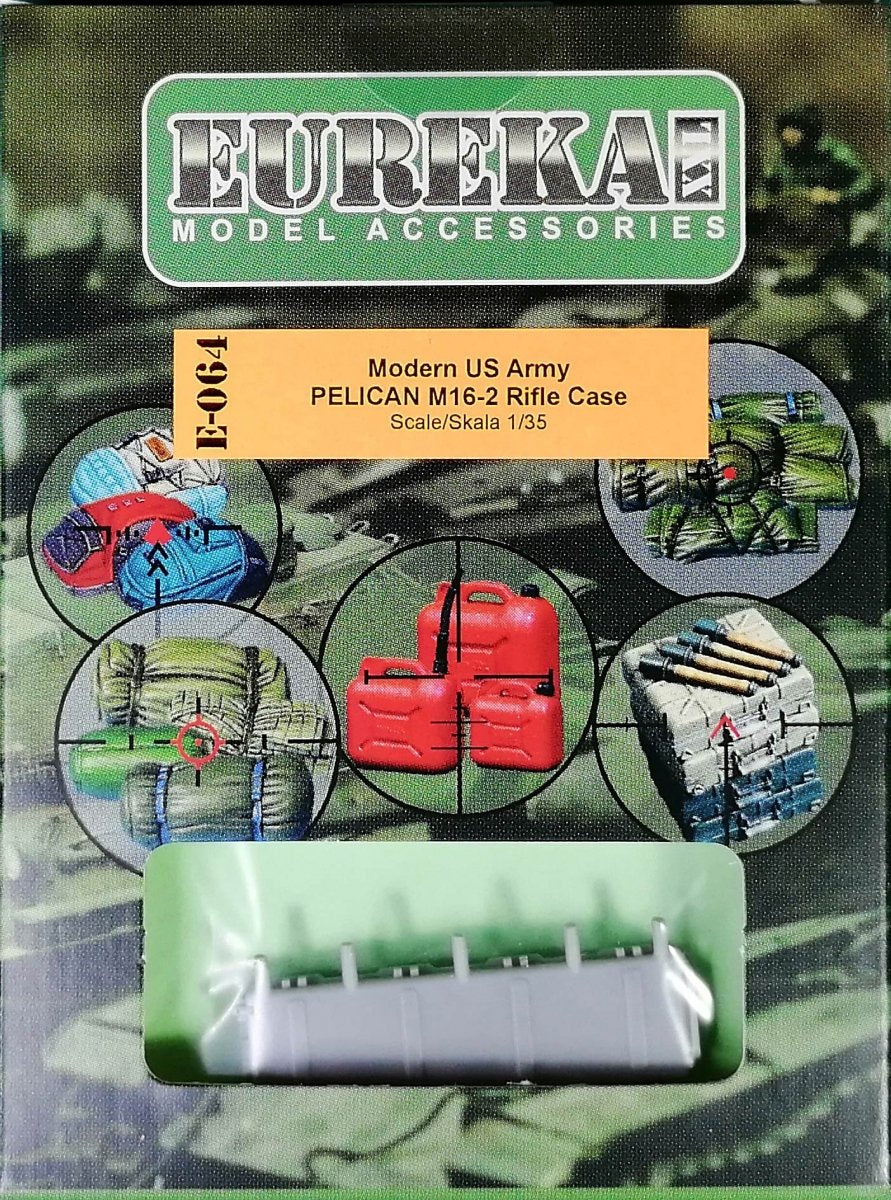 Étui Eureka XXL E-064 pour fusil PELICAN M16-2 de l&amp;#39;armée américaine moderne, échelle 1/35