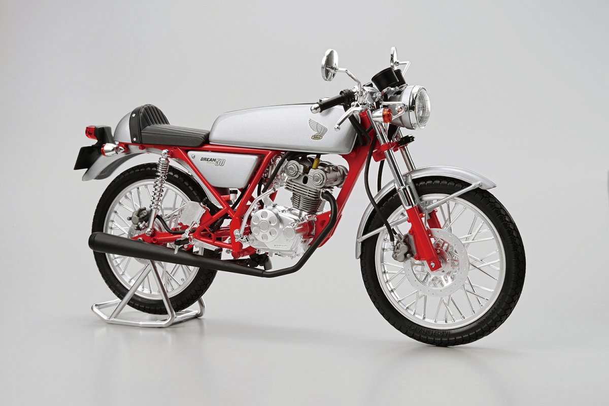 Aoshima 06295 Honda Dream 50 &amp;#39;97 Custom 1/12  – Bild 3